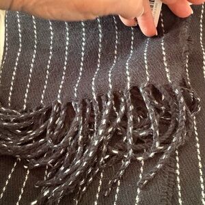 By Lizette super soft Black and White pinstripe Wrap…BNWT!
